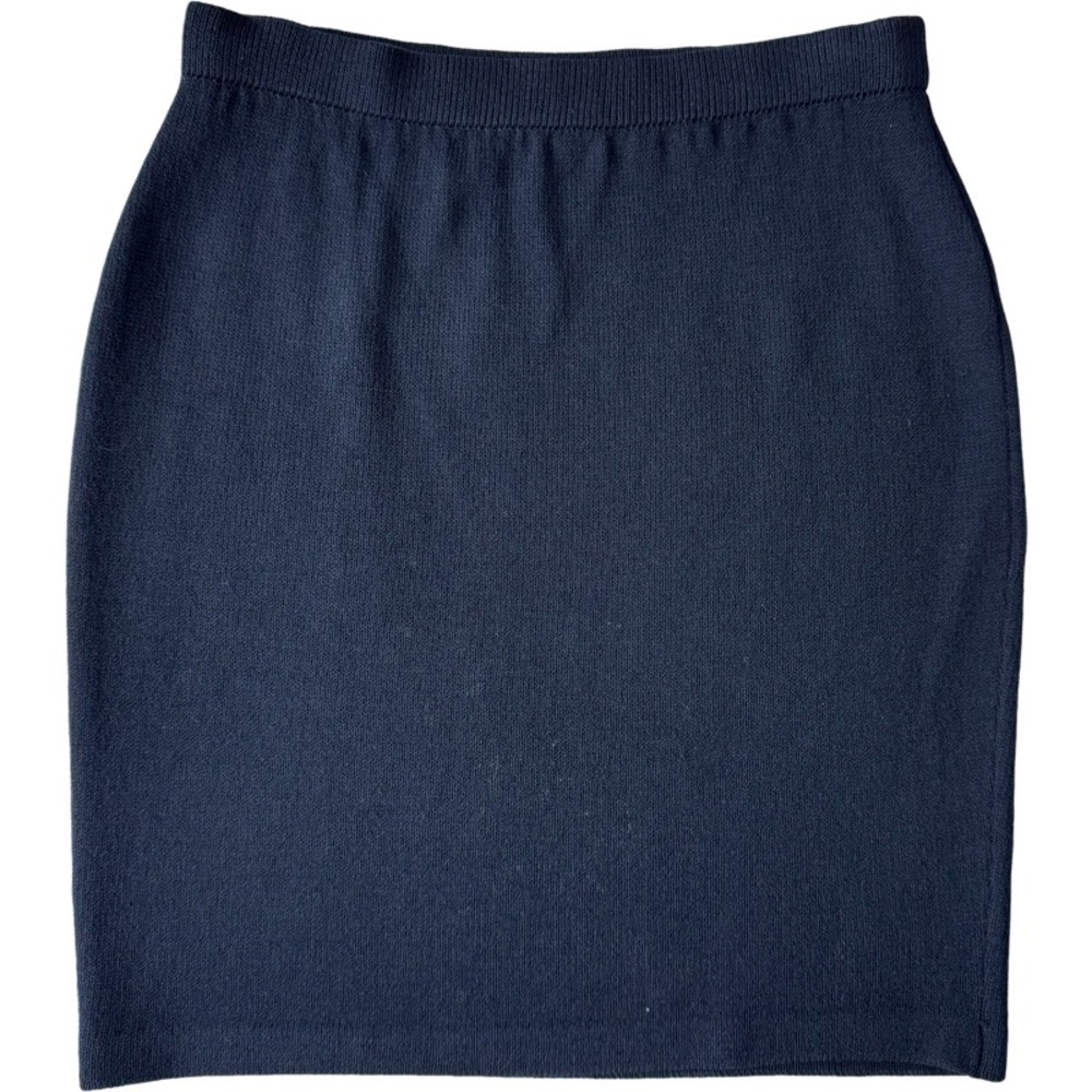 ✅ St. John Designer Black knot Pencil Skirt for Work size 4
